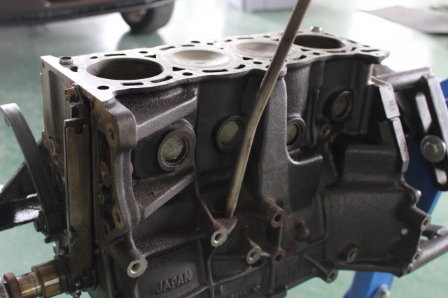 ラシーン専門店ラシーン館が施工するGA15のエンジンの写真